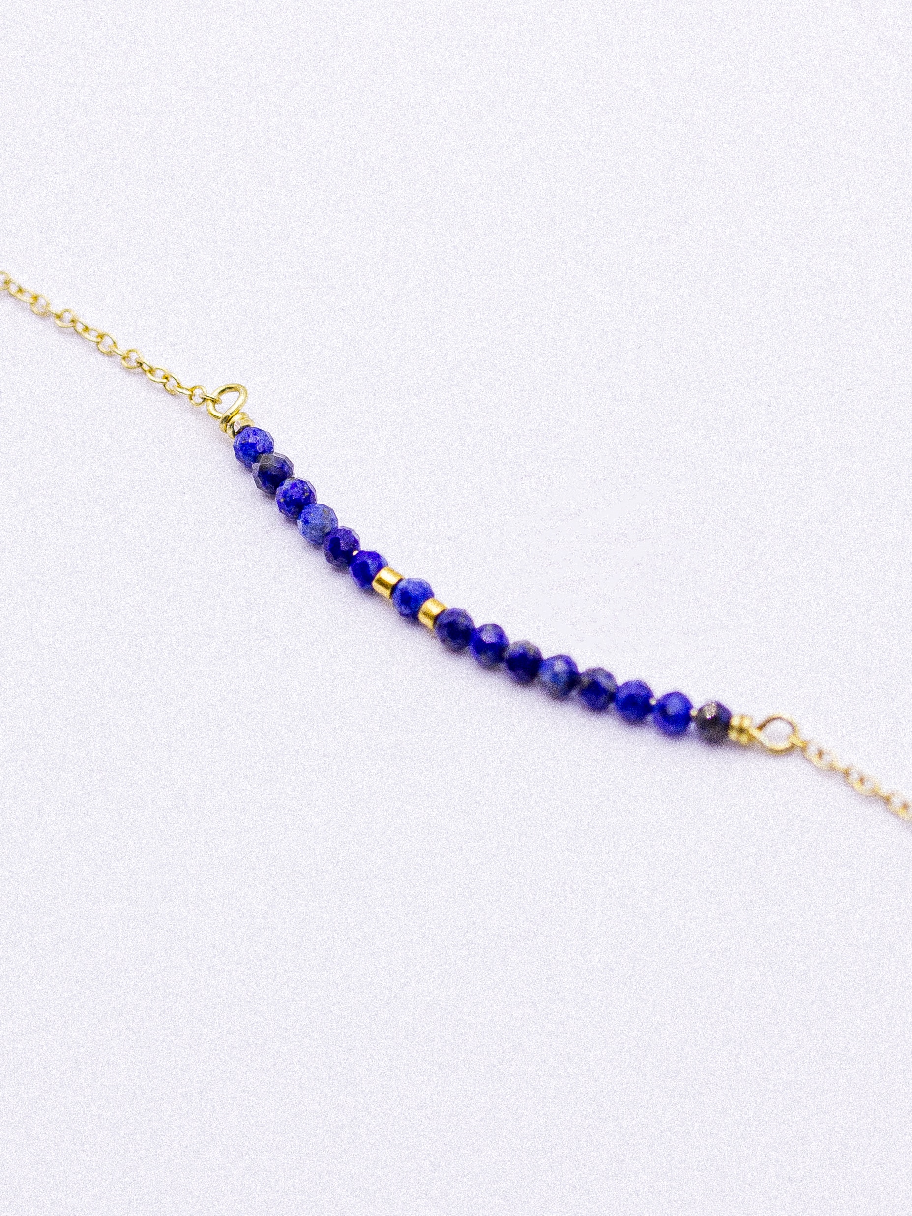 Bracelet fin saori lapis lazuli